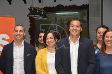 Presentación de la candidatura de CS de Telde (Foto TA)